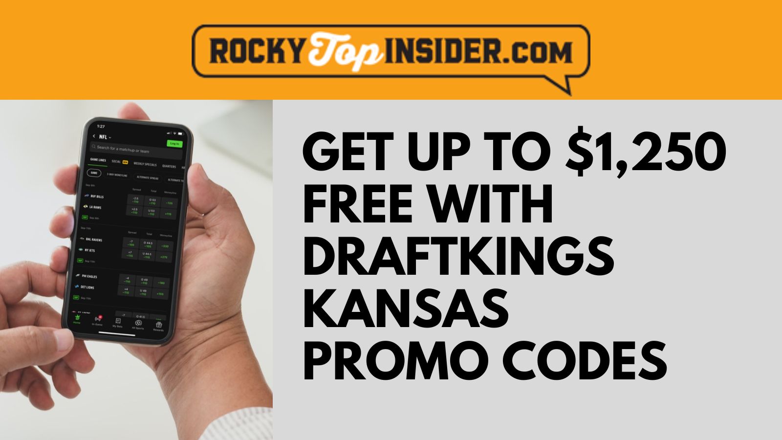DraftKings Kansas Promo Code Double Your Money
